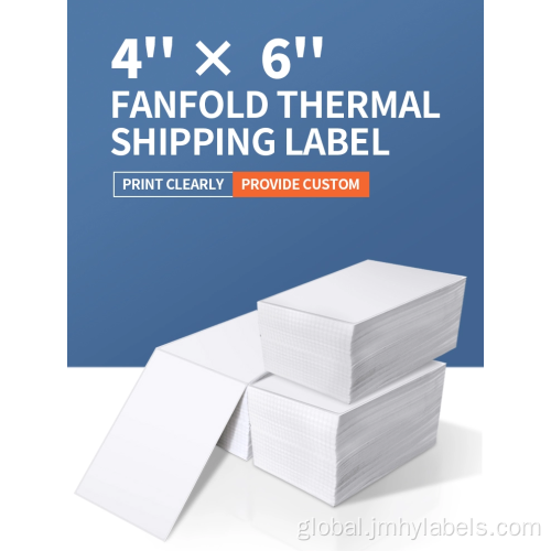 Fanfold Label 4x6 thermal fanfold labels Factory